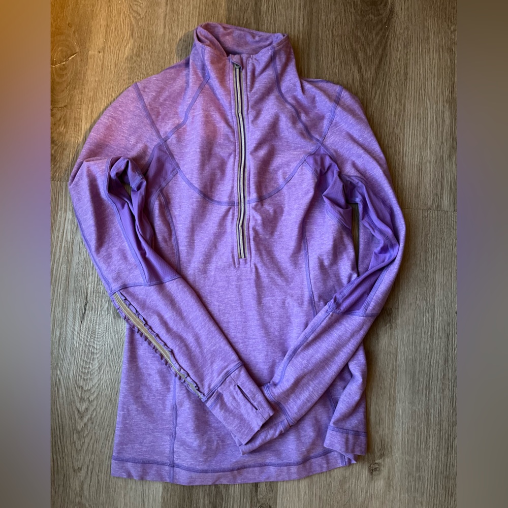 Lululemon 1/2 zip pullover size 8